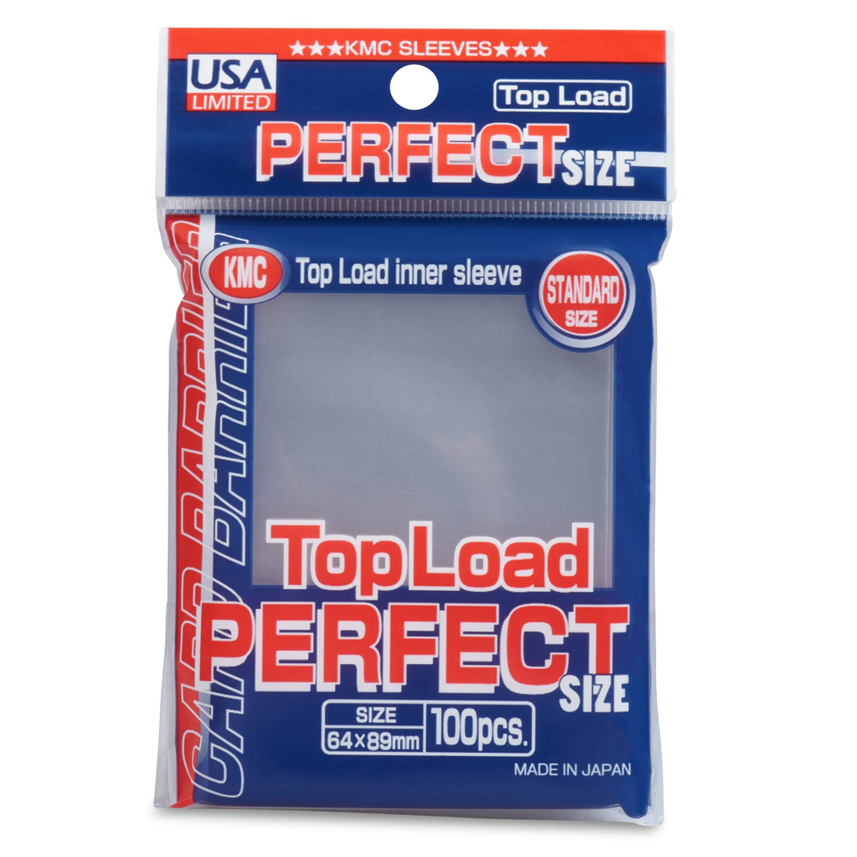 100 KMC Top Load Perfect Sized Sleeves