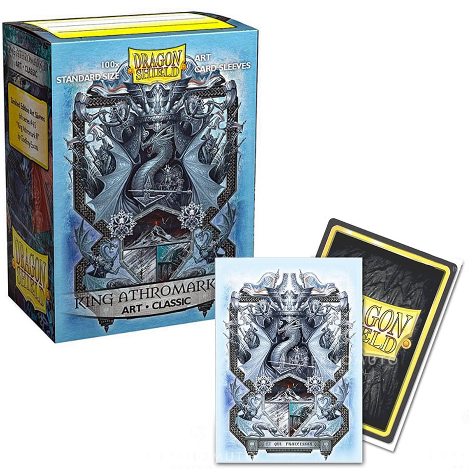 100 Dragon Shield Sleeves - Classic King Athromark III