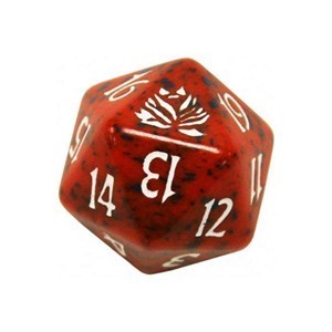 Black Lotus Spindown D20 Die