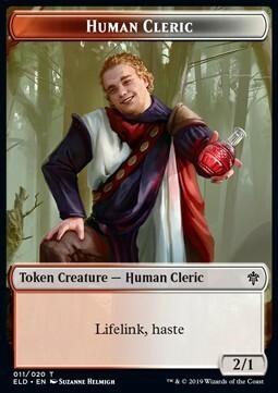 Human Cleric // Food Card Front