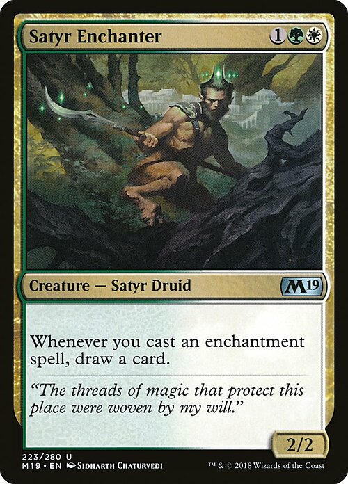 Satyr Enchanter Card Front