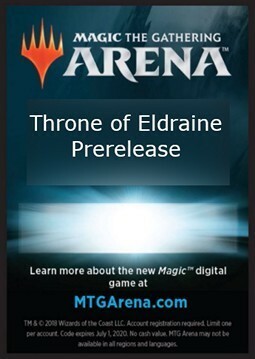 Arena Code Card Card Front