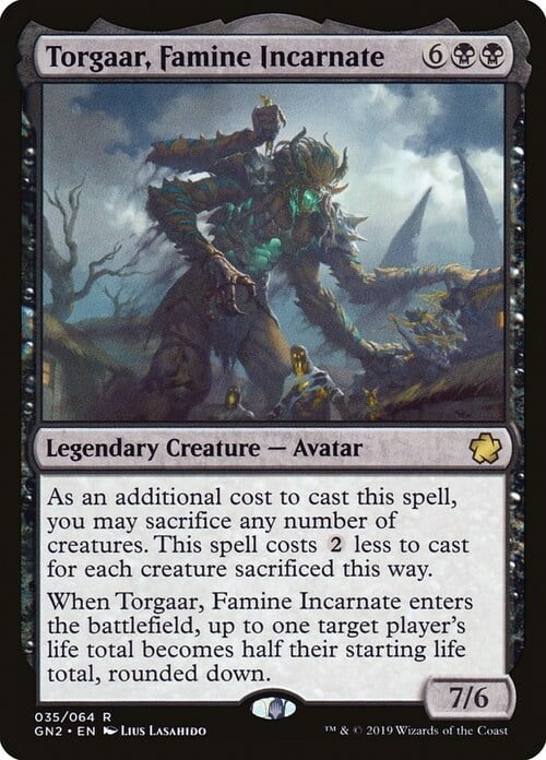 Torgaar, Famine Incarnate Card Front