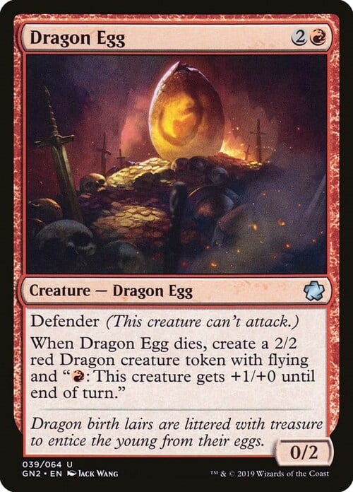 Huevo de dragón Frente