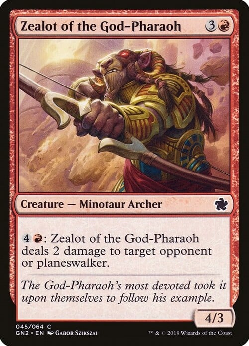 Zealot of the God-Pharaoh Card Front