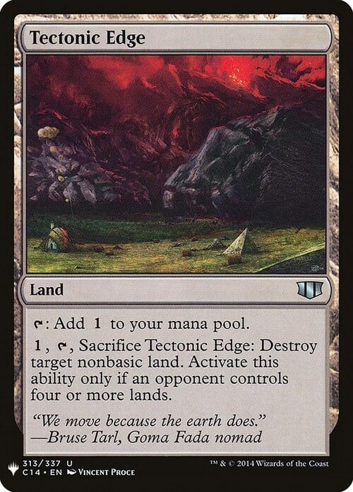 Tectonic Edge Card Front