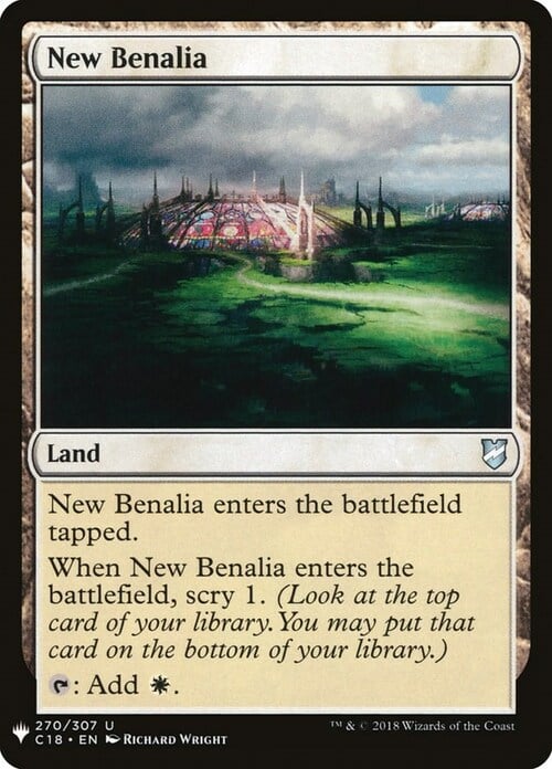 Nuova Benalia Card Front