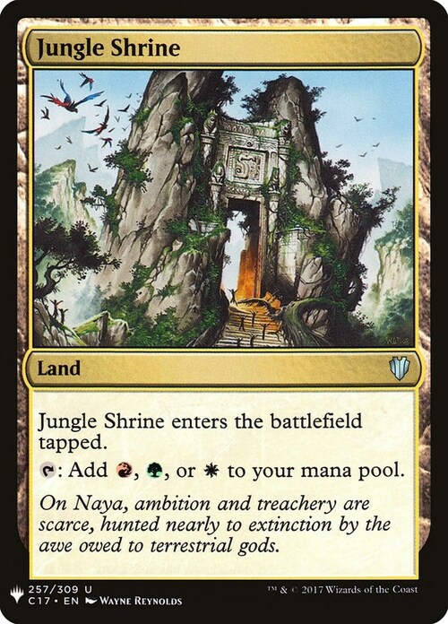 Jungle Shrine Card Front
