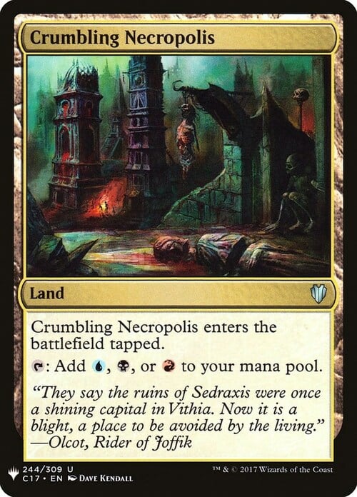 Crumbling Necropolis Card Front
