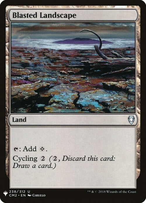 Blasted Landscape Card Front
