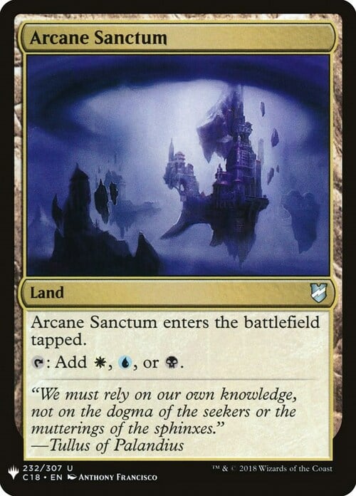 Arcane Sanctum Card Front