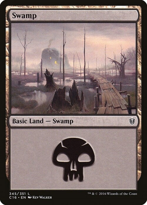 Swamp Card Front