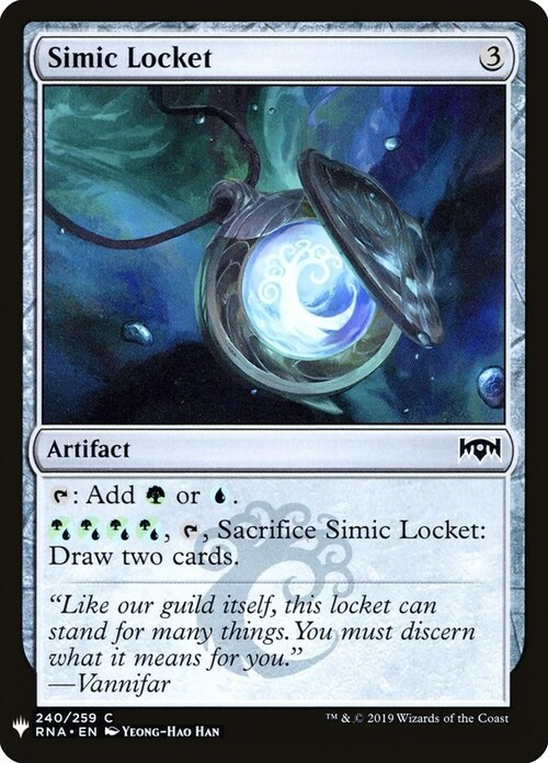 Medaglione Simic Card Front
