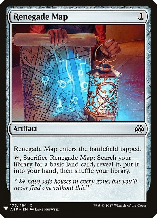 Renegade Map Card Front