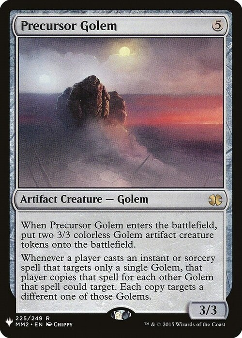 Precursor Golem Card Front