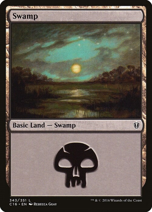 Swamp Card Front