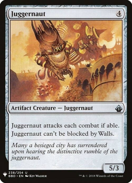Juggernaut Card Front