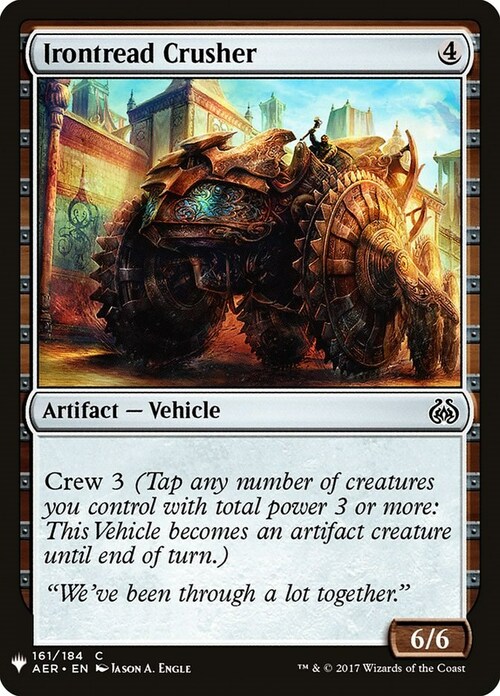 Irontread Crusher Card Front