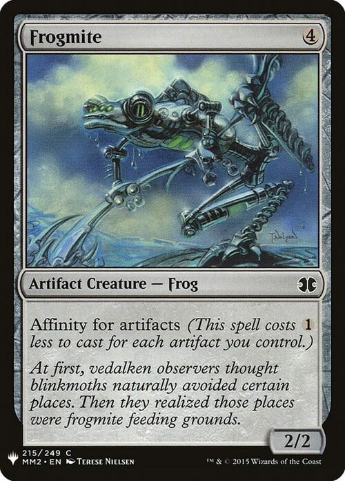 Frogmite Card Front