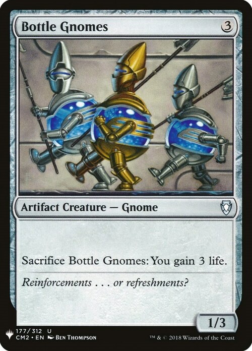 Bottle Gnomes Card Front