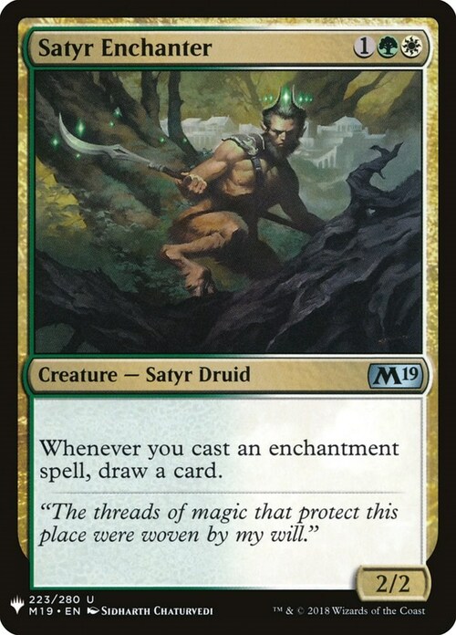 Satyr Enchanter Card Front