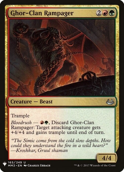 Furia del Clan Ghor Card Front
