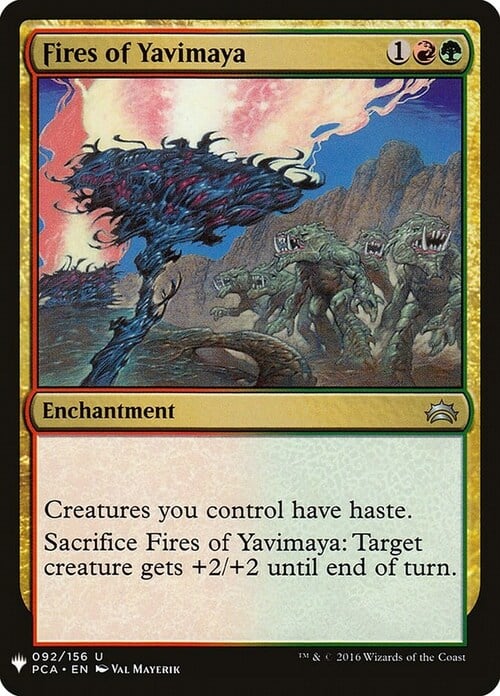 Fires of Yavimaya Card Front