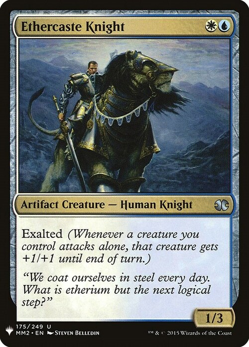 Ethercaste Knight Card Front