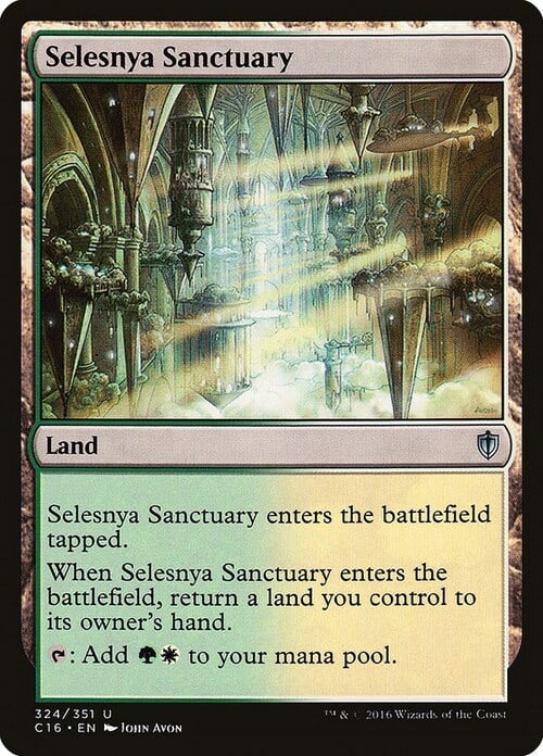 Selesnya Sanctuary Card Front