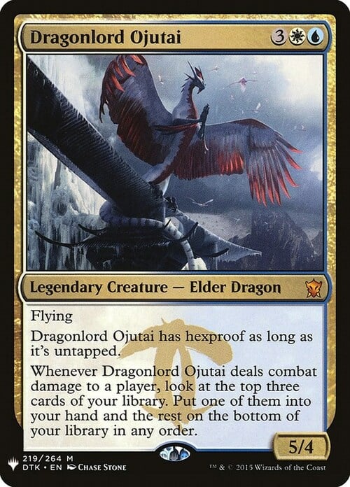 Dragonlord Ojutai Card Front