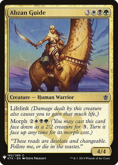 Abzan Guide Card Front