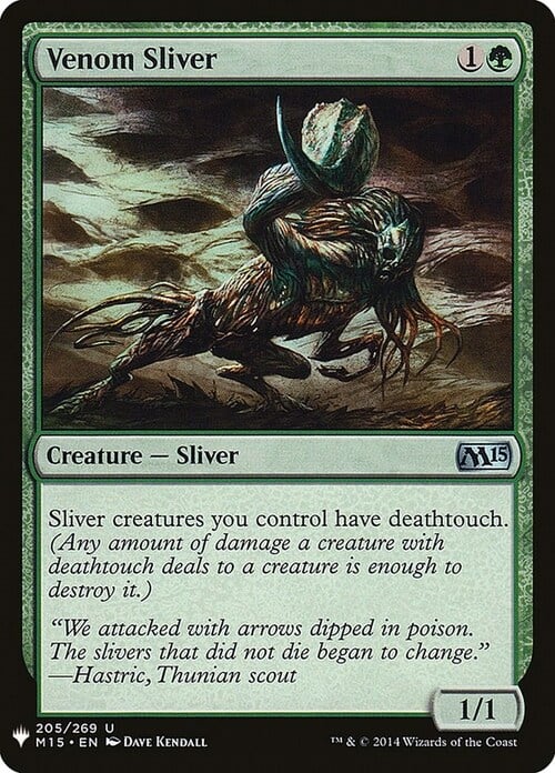 Venom Sliver Card Front