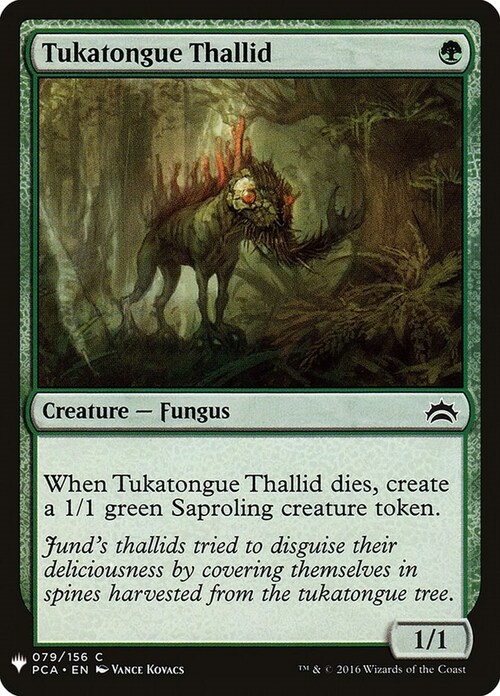 Tukatongue Thallid Card Front