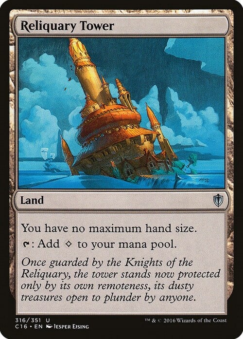 Reliquary Tower Card Front