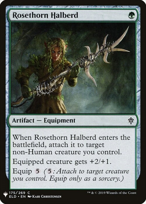 Rosethorn Halberd Card Front