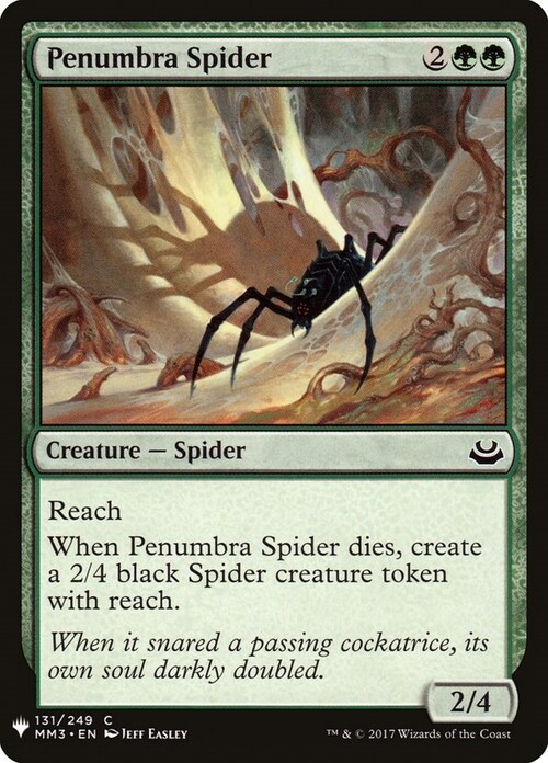 Penumbra Spider Card Front