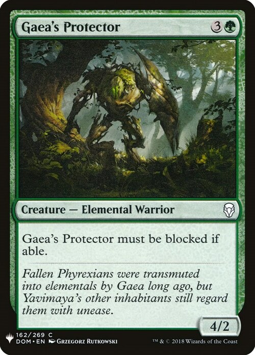 Gaea's Protector Card Front
