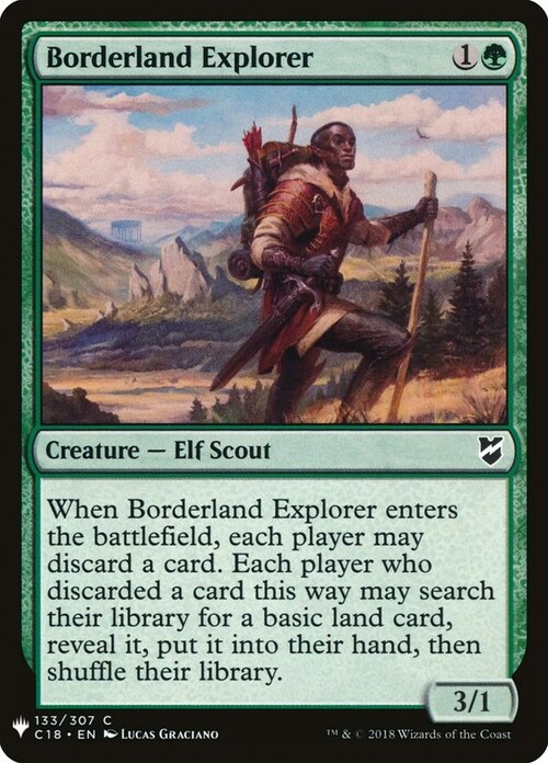 Borderland Explorer Card Front
