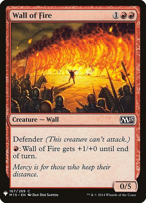 Wall of Fire Card Front