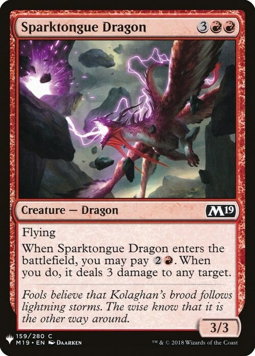 Drago Sputafolgore Card Front