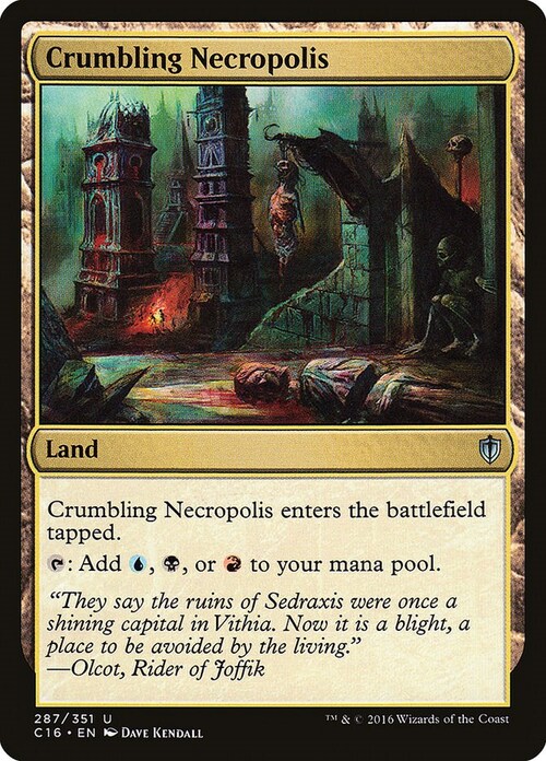 Crumbling Necropolis Card Front