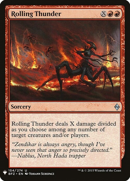 Rolling Thunder Card Front