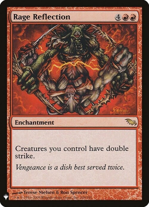 Rage Reflection Card Front