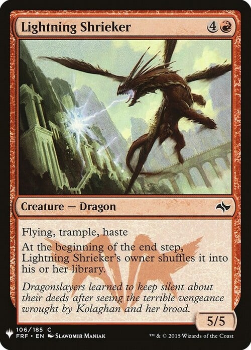 Lightning Shrieker Card Front