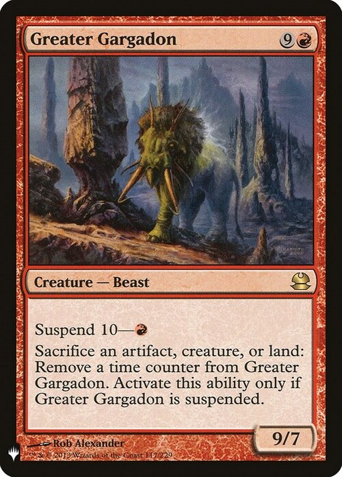 Greater Gargadon Card Front
