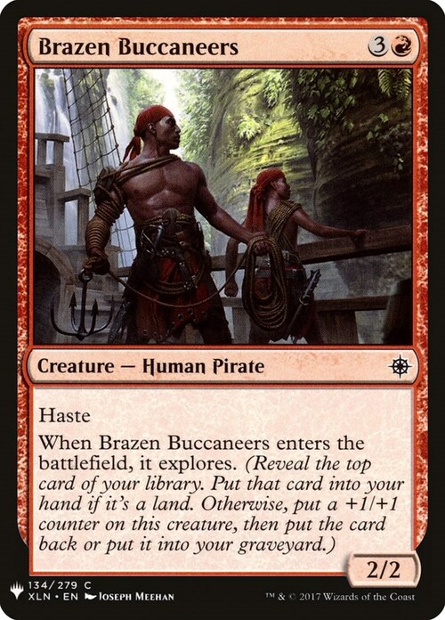 Brazen Buccaneers Card Front