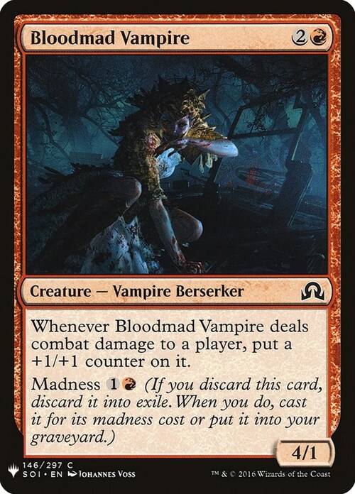 Bloodmad Vampire Card Front