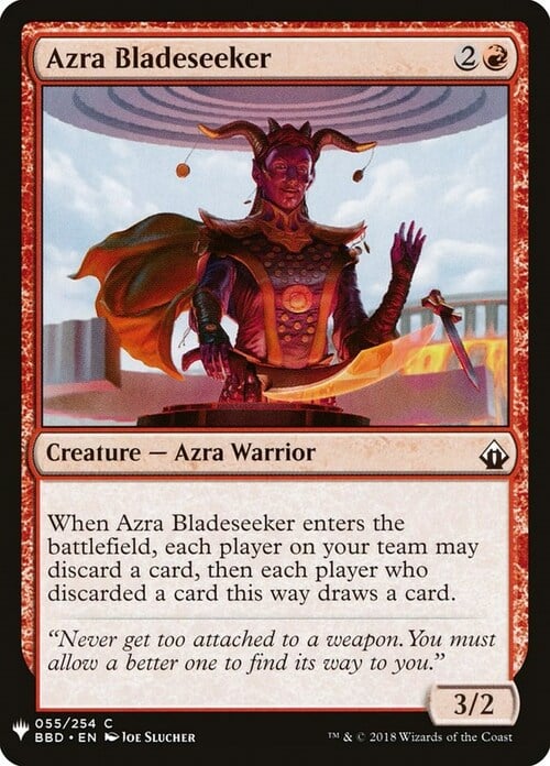 Azra Bladeseeker Card Front