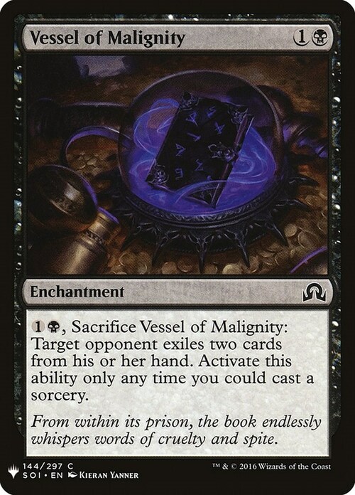 Vessel of Malignity Card Front