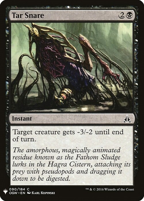 Tar Snare Card Front